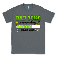 Charcoal Heather dad joke loading please wait Classic Tee - HRA Design Shop