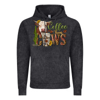 Vintage Black coffee then cows Vintage Hoodie - texasbilliewilder