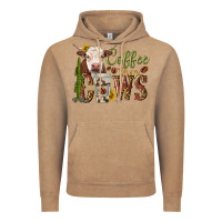 Vintage Coffee coffee then cows Vintage Hoodie - texasbilliewilder