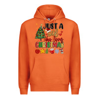 Carrot just a girl who loves christmas Premium Hoodie - MaliasSmallBusiness