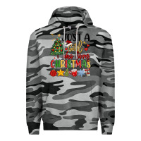 Slate Camo just a girl who loves christmas Premium Hoodie - MaliasSmallBusiness
