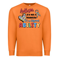 Carrot autism it's not a disability it's a different abil Premium Sweatshirt - MaliasSmallBusiness