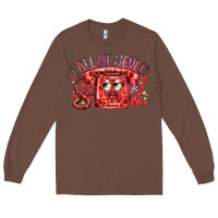 Chestnut call me never Long Sleeve Tee - RacoonDesign
