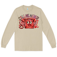Mushroom call me never Long Sleeve Tee - RacoonDesign