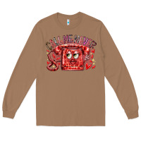 Toasted Coconut call me never Long Sleeve Tee - RacoonDesign