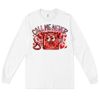 White call me never Long Sleeve Tee - RacoonDesign
