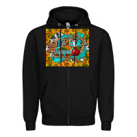Black teacher squad tumbler Zipper Hoodie - BundleAndBundleShop