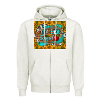 Oatmeal Heather teacher squad tumbler Zipper Hoodie - BundleAndBundleShop