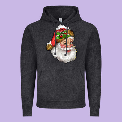 Santa Claus With Snow Vintage Hoodie Designed By Ranaportraitstore
