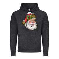 Vintage Black Santa Claus With Snow Vintage Hoodie - RanaPortraitStore