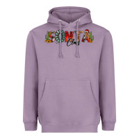 Lavender western christmas santa claus sunflowers and cactus Heavyweight Hoodie - Jasminsmagicworld