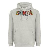 Moon Dust western christmas santa claus sunflowers and cactus Heavyweight Hoodie - Jasminsmagicworld