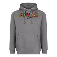 Storm western christmas santa claus sunflowers and cactus Heavyweight Hoodie - Jasminsmagicworld