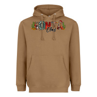 Toasted Coconut western christmas santa claus sunflowers and cactus Heavyweight Hoodie - Jasminsmagicworld