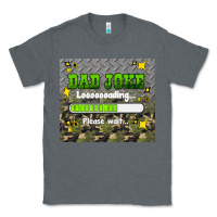 Charcoal Heather dad joke loading please wait Classic Tee - HRA Design Shop