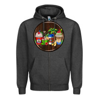 Charcoal Heather dominican republic coasters Zipper Hoodie - AdoDesignShop