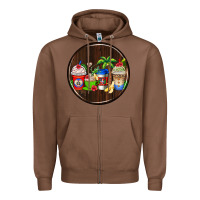 Chestnut dominican republic coasters Zipper Hoodie - AdoDesignShop