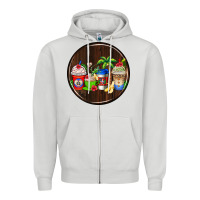 Dove Grey dominican republic coasters Zipper Hoodie - AdoDesignShop