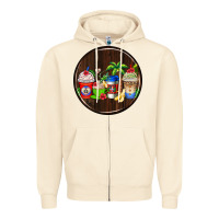 Sandshell dominican republic coasters Zipper Hoodie - AdoDesignShop