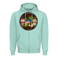 Seafoam dominican republic coasters Zipper Hoodie - AdoDesignShop