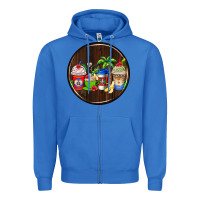 True Royal dominican republic coasters Zipper Hoodie - AdoDesignShop