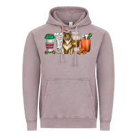 Vintage Zinc collie dog coffee cups Vintage Hoodie - texasbilliewilder