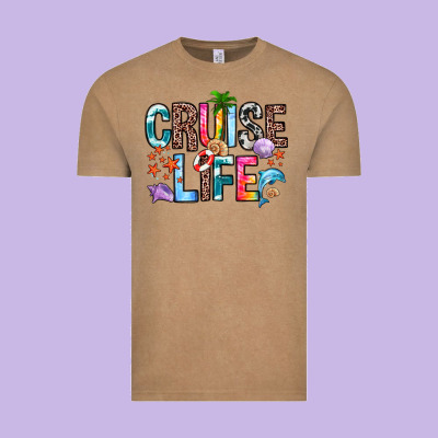 Cruise Life Vintage Tee Designed By Zillion Design Studio