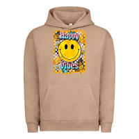 Pigment Burro happy vibes smiley face Urban Hoodie - BarkalooDesign
