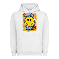 Pigment Lunar Rock happy vibes smiley face Urban Hoodie - BarkalooDesign