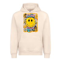 Sandshell happy vibes smiley face Urban Hoodie - BarkalooDesign