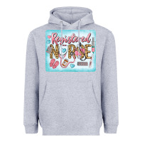 Heather Grey Western Registered Nurse Heavyweight Hoodie - LillyAllenDesigns