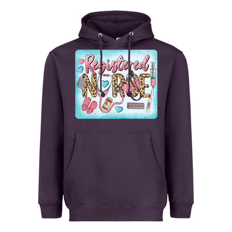 Western Registered Nurse Heavyweight Hoodie by LillyAllenDesigns | Teevron