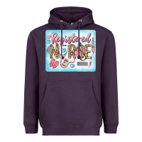 Plum Western Registered Nurse Heavyweight Hoodie - LillyAllenDesigns