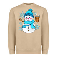 Mushroom cute snowman Heavyweight Sweatshirt - Zillion Design Studio