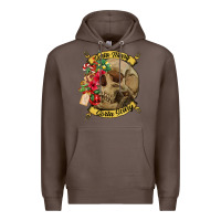 Coffee Sorta merry sorta scary skull Premium Hoodie - NancyCooperArtShop