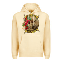 Pina Colada Sorta merry sorta scary skull Premium Hoodie - NancyCooperArtShop