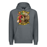 Rock Sorta merry sorta scary skull Premium Hoodie - NancyCooperArtShop