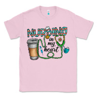 Bubblegum Pink nursing İn my heart Classic Tee - CowhideDigitalArt