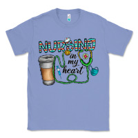 Colony Blue nursing İn my heart Classic Tee - CowhideDigitalArt