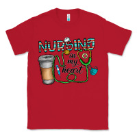 Red nursing İn my heart Classic Tee - CowhideDigitalArt