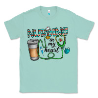 Seafoam nursing İn my heart Classic Tee - CowhideDigitalArt
