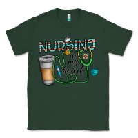 Sports Green nursing İn my heart Classic Tee - CowhideDigitalArt