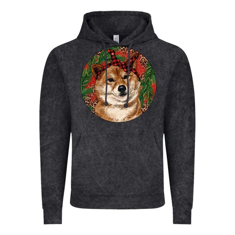 Shiba Inu Christmas Vintage Hoodie by RanaPortraitStore | Teevron