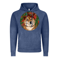 Vintage Denim Shiba Inu Christmas Vintage Hoodie - RanaPortraitStore