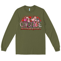 Army Green childcare assistant director Long Sleeve Tee - RacoonDesign