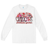 White childcare assistant director Long Sleeve Tee - RacoonDesign