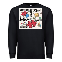 Black autism Premium Sweatshirt - MaliasSmallBusiness