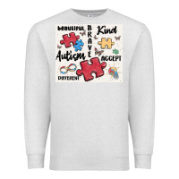 Oatmeal Heather autism Premium Sweatshirt - MaliasSmallBusiness