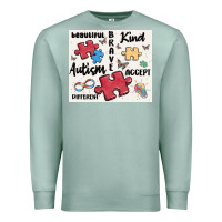 Seafoam autism Premium Sweatshirt - MaliasSmallBusiness