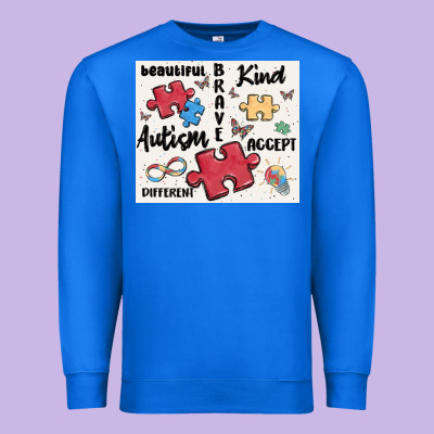Autism Premium Sweatshirt Designed By Maliassmallbusiness